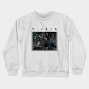 Nevada city design teeshirt wht Crewneck Sweatshirt